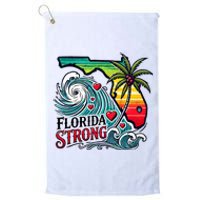 Florida Strong Support Pray For Tampa Bay Strong Community Platinum Collection Golf Towel