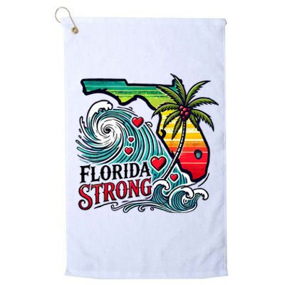 Florida Strong Support Pray For Tampa Bay Strong Community Platinum Collection Golf Towel