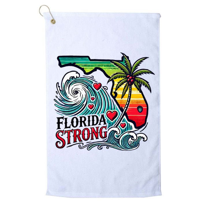 Florida Strong Support Pray For Tampa Bay Strong Community Platinum Collection Golf Towel