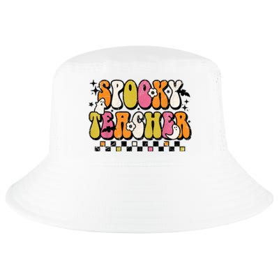 Funny Spooky Season Retro Spooky Teacher Halloween Costume Cool Comfort Performance Bucket Hat