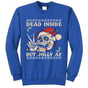 Festive Sarcastic Snarky Skeleton Ugly Christmas Sweater Gift Sweatshirt