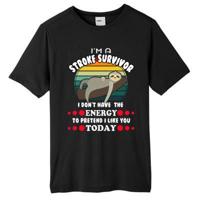 Funny Stroke Survivor Tall Fusion ChromaSoft Performance T-Shirt