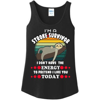 Funny Stroke Survivor Ladies Essential Tank