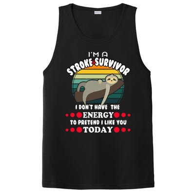 Funny Stroke Survivor PosiCharge Competitor Tank