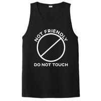 Funny Sarcasm Social Distance Not Friendly Do Not Touch PosiCharge Competitor Tank