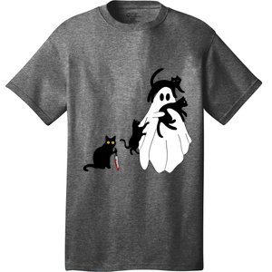 Funny Saying Spooky Season Halloween Cat Ghost T-Shirt