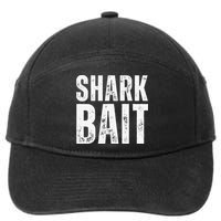 Funny Shark Shark Bait 7-Panel Snapback Hat