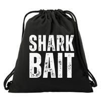 Funny Shark Shark Bait Drawstring Bag