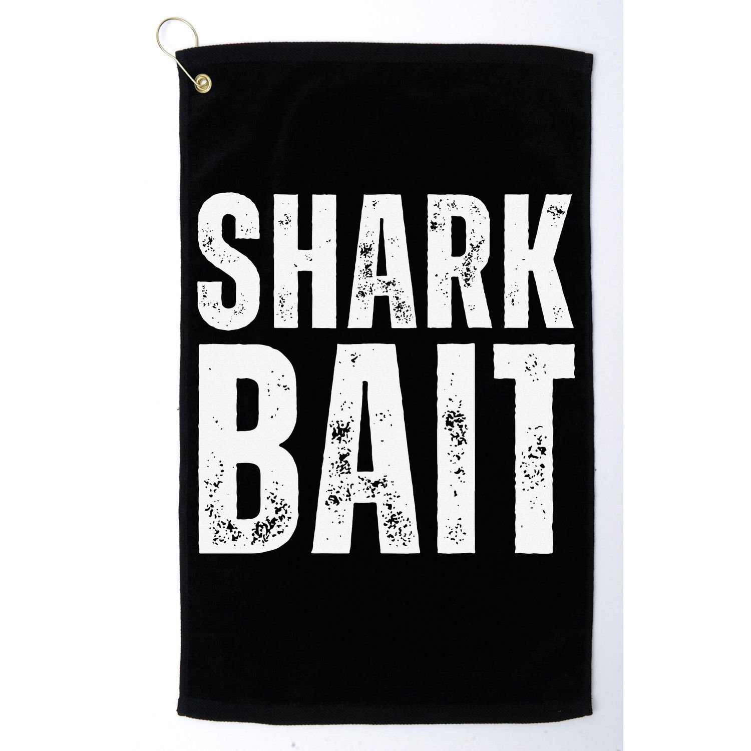Funny Shark Shark Bait Golf Towel