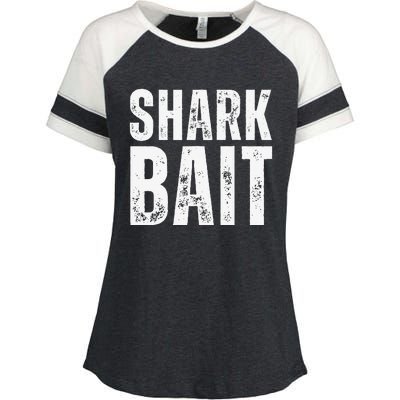 Funny Shark Shark Bait Enza Ladies Jersey Colorblock Tee