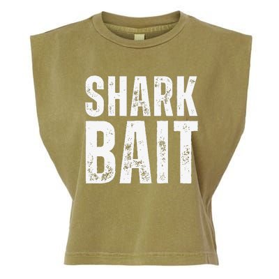 Funny Shark Shark Bait Garment-Dyed Women's Muscle Tee