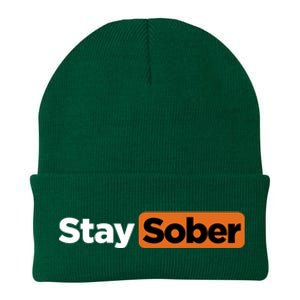 Funny Stay Sober Knit Cap Winter Beanie