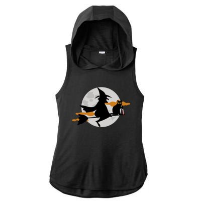 Funny Saying Spooky Season Halloween Cat Lover Gift Ladies PosiCharge Tri-Blend Wicking Draft Hoodie Tank