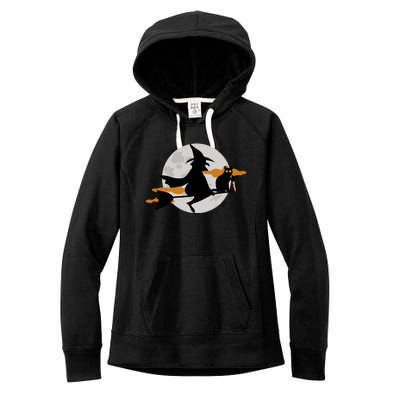 Funny Saying Spooky Season Halloween Cat Lover Gift Women's Fleece Hoodie