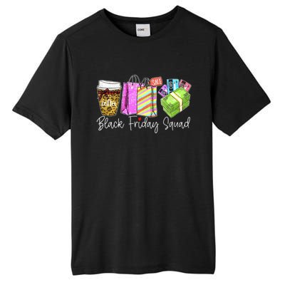 Friday Shopping Squad Christmas Black Shopping Family Group Gift Tall Fusion ChromaSoft Performance T-Shirt