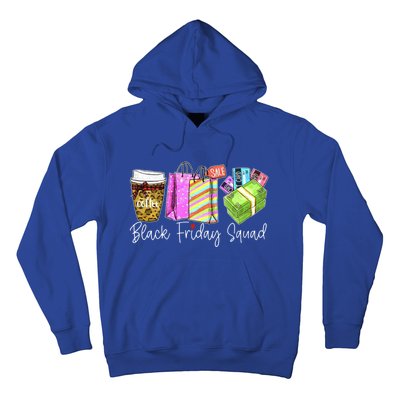 Friday Shopping Squad Christmas Black Shopping Family Group Gift Hoodie