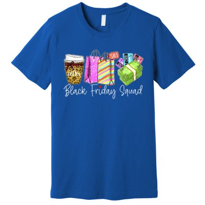 Friday Shopping Squad Christmas Black Shopping Family Group Gift Premium T-Shirt