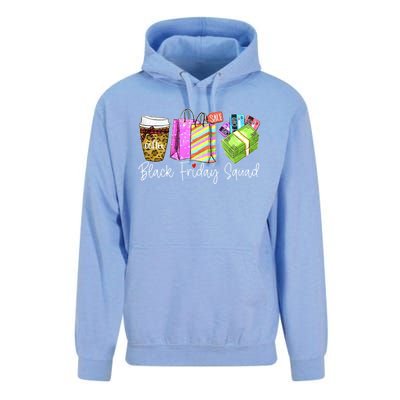 Friday Shopping Squad Christmas Black Shopping Family Group Gift Unisex Surf Hoodie