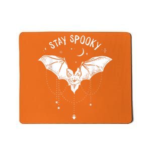 Funny Stay Spooky Cute Vampire Bat Halloween Mousepad