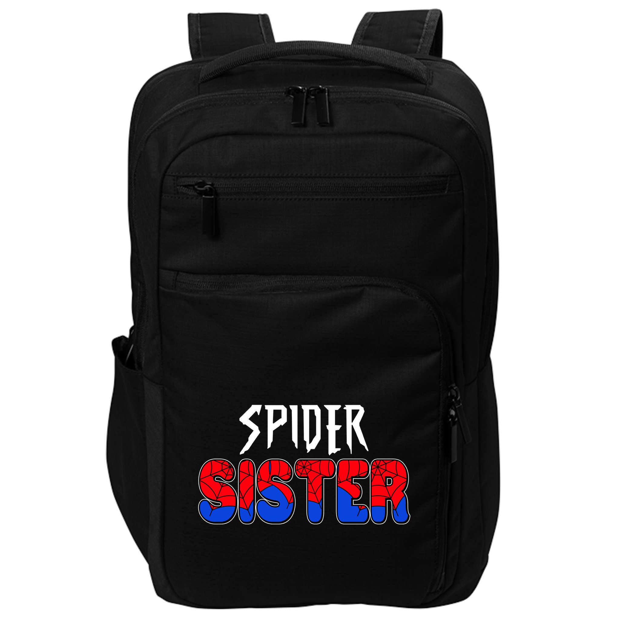Funny Spider Sister Matching Family Shirts Impact Tech Backpack