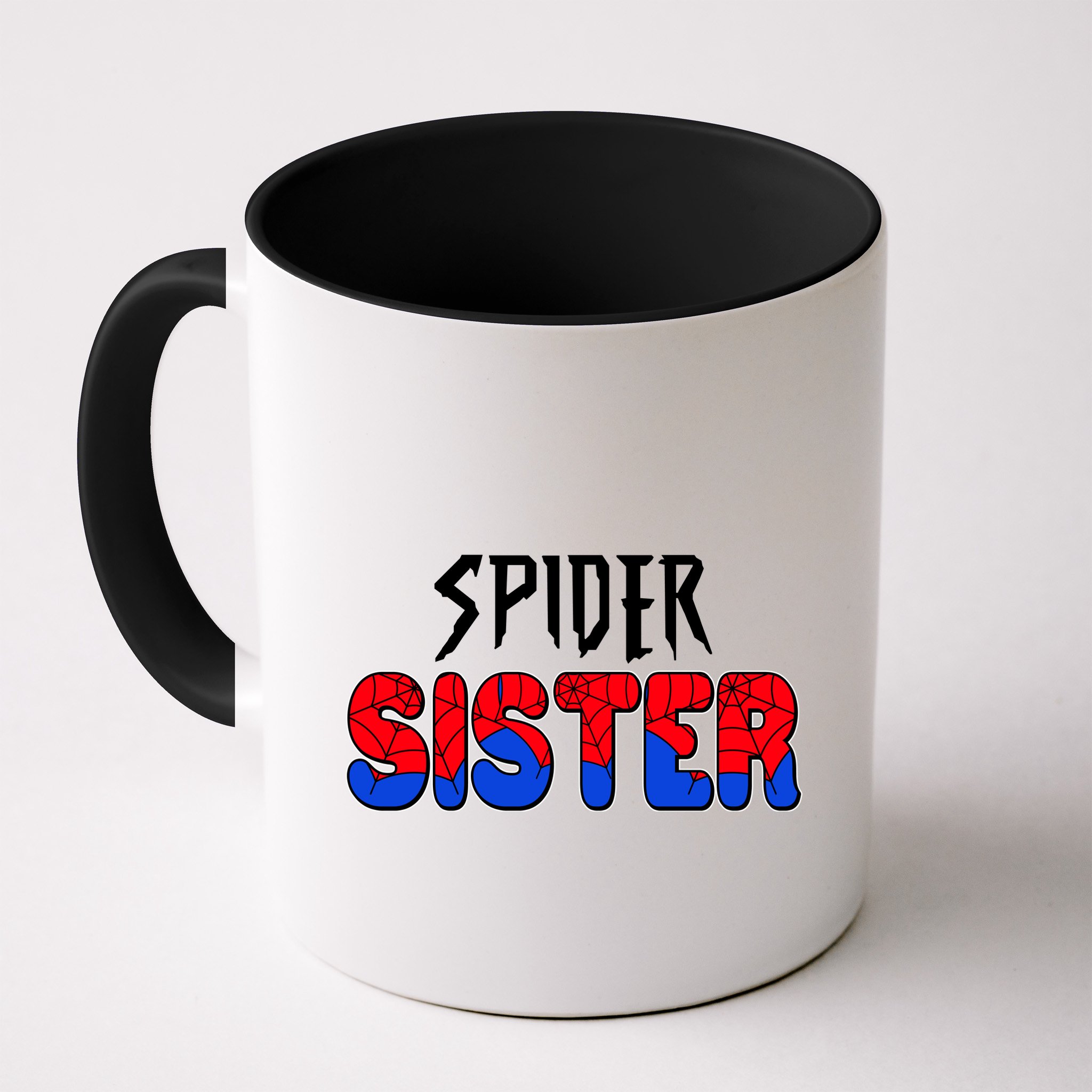 Funny Spider Sister Matching Family Shirts Mug