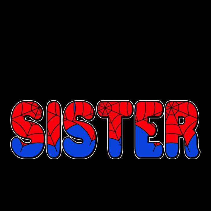 Funny Spider Sister Matching Family Shirts Mug