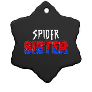 Funny Spider Sister Matching Family Shirts Ceramic Star Ornament