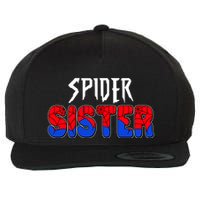 Funny Spider Sister Matching Family Shirts Wool Snapback Cap