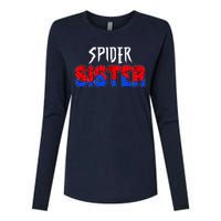 Funny Spider Sister Matching Family Shirts Womens Cotton Relaxed Long Sleeve T-Shirt