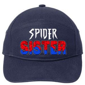 Funny Spider Sister Matching Family Shirts 7-Panel Snapback Hat