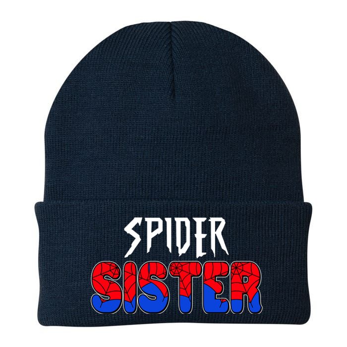 Funny Spider Sister Matching Family Shirts Knit Cap Winter Beanie