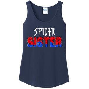 Funny Spider Sister Matching Family Shirts Ladies Essential Tank