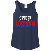 Funny Spider Sister Matching Family Shirts Ladies Essential Tank