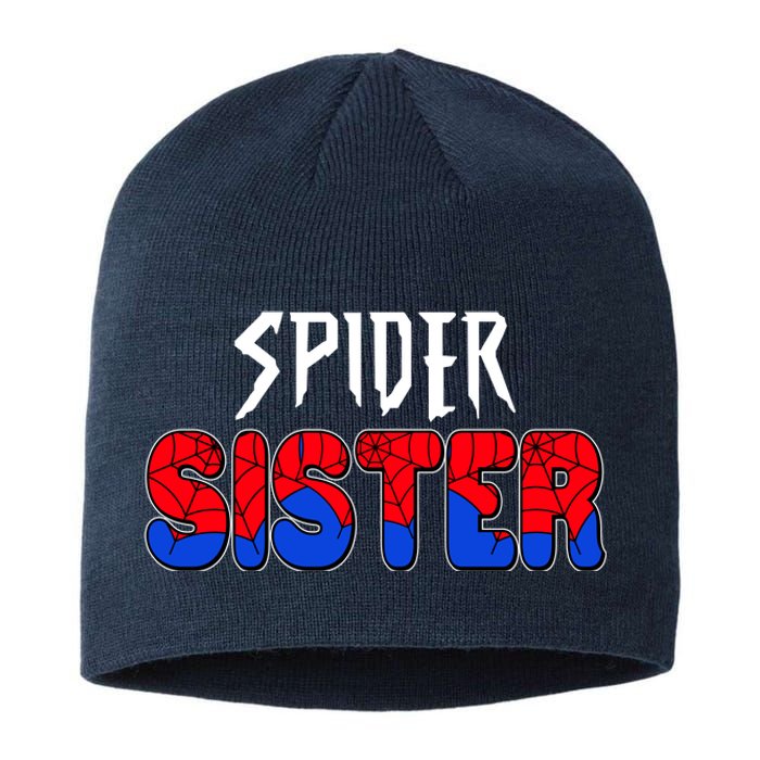 Funny Spider Sister Matching Family Shirts Sustainable Beanie