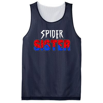 Funny Spider Sister Matching Family Shirts Mesh Reversible Basketball Jersey Tank