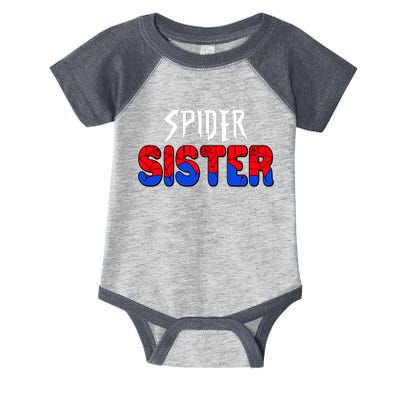 Funny Spider Sister Matching Family Shirts Infant Baby Jersey Bodysuit