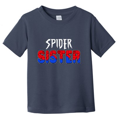 Funny Spider Sister Matching Family Shirts Toddler T-Shirt