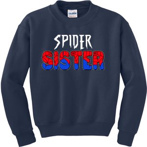 Funny Spider Sister Matching Family Shirts Kids Sweatshirt