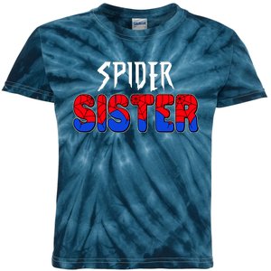 Funny Spider Sister Matching Family Shirts Kids Tie-Dye T-Shirt