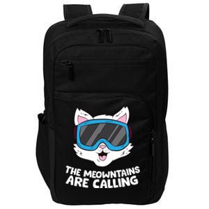 Funny Snowboard Ski Goggle For Snowboarding Cat Skiing Gift Impact Tech Backpack