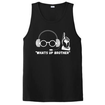 Funny Sketch Streamer Whats Up Brother PosiCharge Competitor Tank