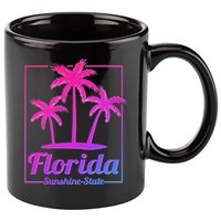 Florida Sunshine State Retro Look Gift 11oz C Handle Ceramic Mug