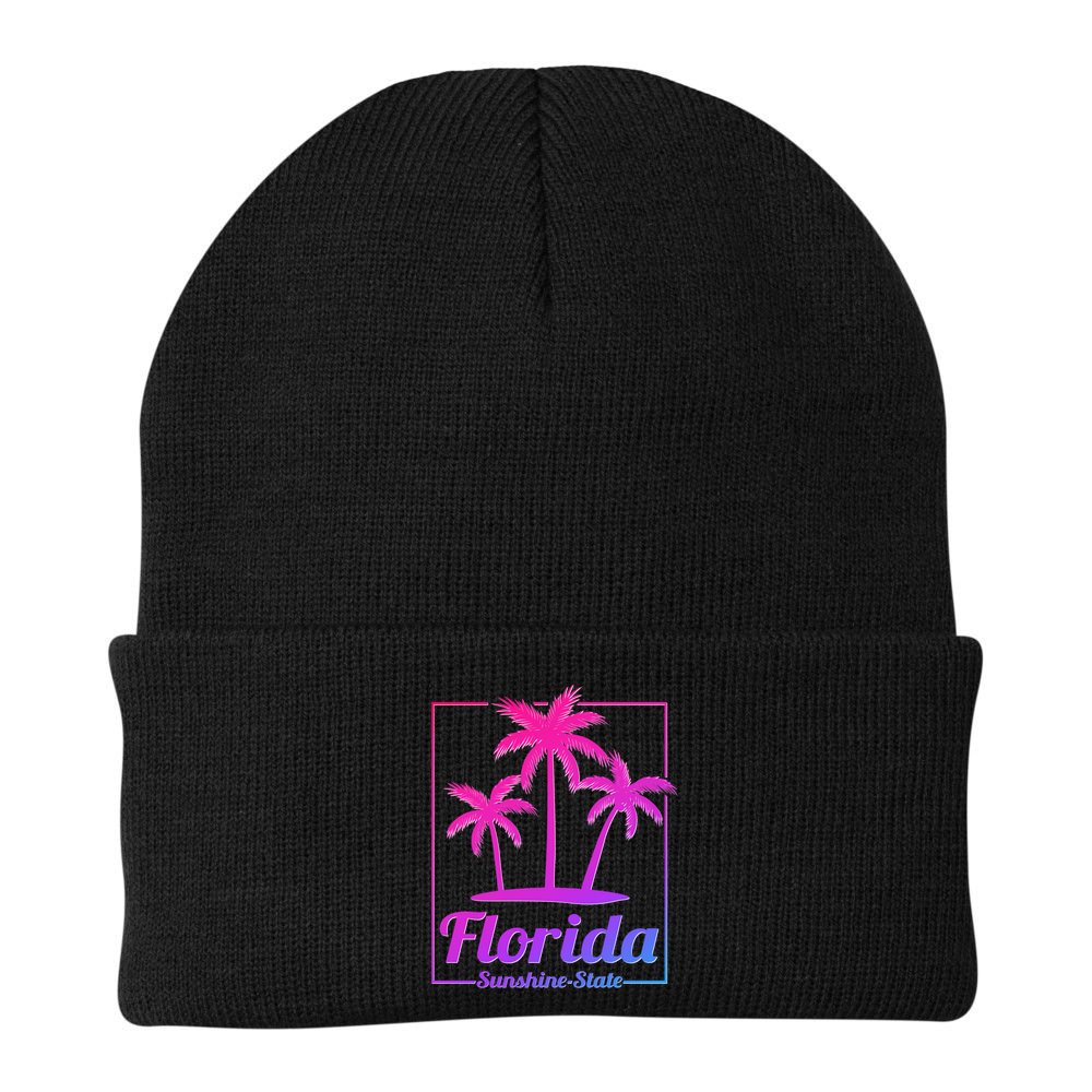 Florida Sunshine State Retro Look Gift Beanie