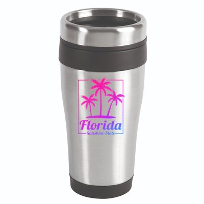 Florida Sunshine State Retro Look Gift 16oz Travel Tumbler