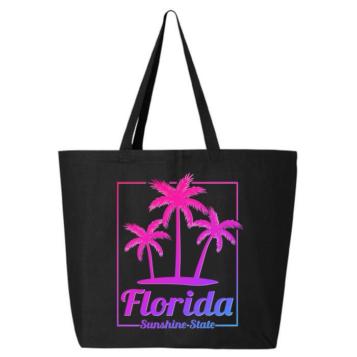 Florida Sunshine State Retro Look Gift 25L Jumbo Tote