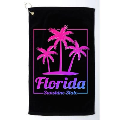 Florida Sunshine State Retro Look Gift Golf Towel
