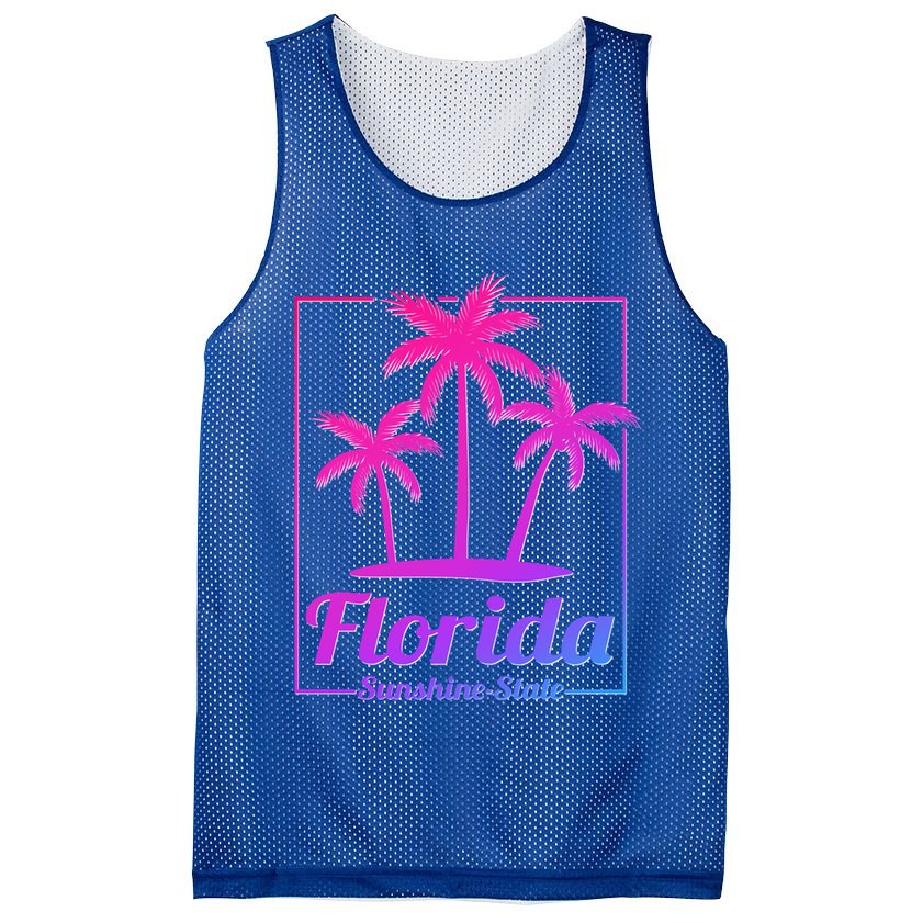 Florida Sunshine State Retro Look Gift Mesh Reversible Basketball Jersey Tank