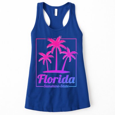 Florida Sunshine State Retro Look Gift Womens Tank Top