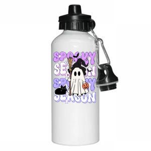 Funny Saying Spooky Season Halloween Ghost Lover Aluminum Water Bottle