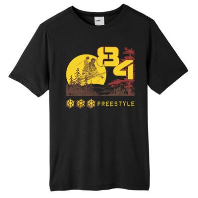 Freestyle Skiing Ski Sport Gift Tall Fusion ChromaSoft Performance T-Shirt